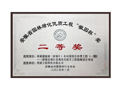 自贡荣获2025“徽园杯”奖二等奖